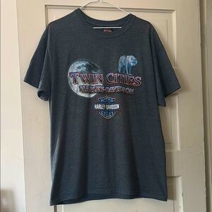Harley-Davidson Gray Graphic T-Shirt